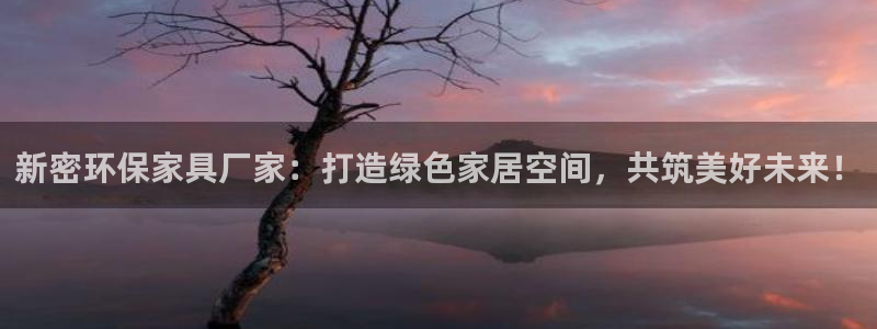杏耀登陆电脑线路测速：新密环保家具厂家：打造绿色家居空间，共