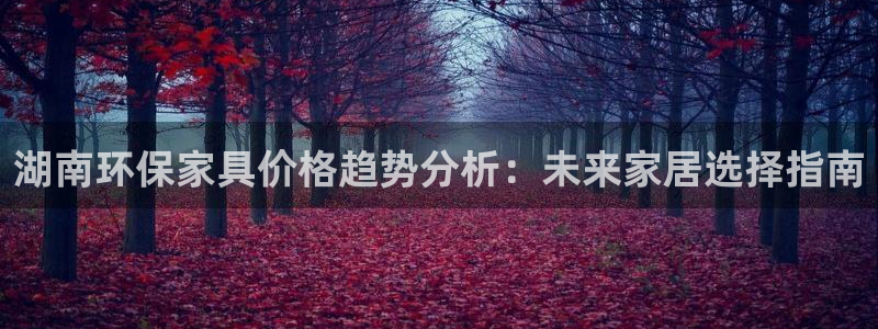 杏耀平台注册代理：湖南环保家具价格趋势分析：未来家居选择指南